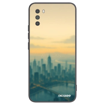 Picasee Μαύρη θήκη σιλικόνης για Xiaomi Poco M3 - Airplane mode