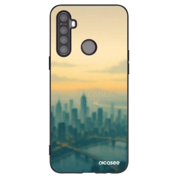 Picasee Μαύρη θήκη σιλικόνης για Realme 5 - Airplane mode