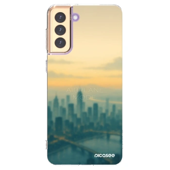 Picasee διαφανής θήκη σιλικόνης Samsung Galaxy S21+ 5G G996F - Airplane mode