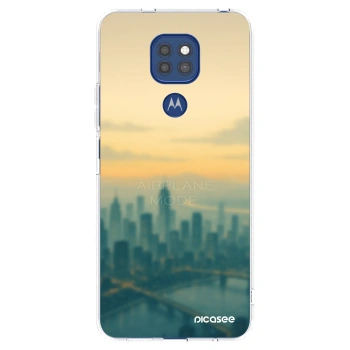 Picasee διαφανής θήκη σιλικόνης Motorola Moto G9 Play - Airplane mode