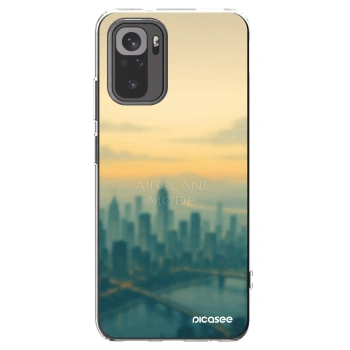 Picasee διαφανής θήκη σιλικόνης Xiaomi Redmi Note 10S - Airplane mode