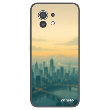 Picasee Μαύρη θήκη σιλικόνης για Xiaomi Mi 11 - Airplane mode