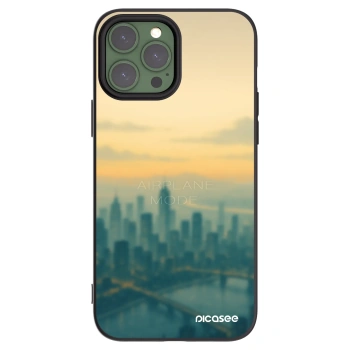 Picasee Μαύρη θήκη σιλικόνης για Apple iPhone 13 Pro Max - Airplane mode
