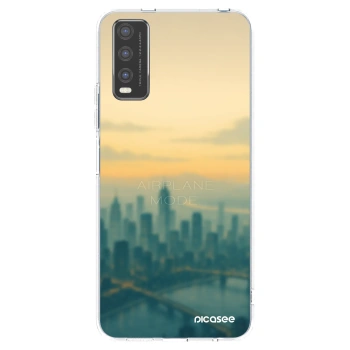 Picasee διαφανής θήκη σιλικόνης Vivo Y20s - Airplane mode