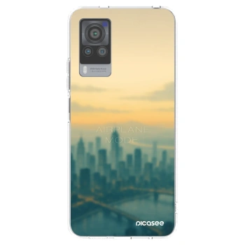 Picasee διαφανής θήκη σιλικόνης Vivo X60 Pro 5G - Airplane mode