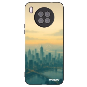 Picasee Μαύρη θήκη σιλικόνης για Huawei Nova 8i - Airplane mode