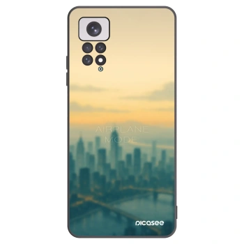 Picasee Μαύρη θήκη σιλικόνης για Xiaomi Redmi Note 11 - Airplane mode