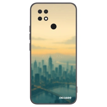 Picasee Μαύρη θήκη σιλικόνης για Xiaomi Redmi 10C - Airplane mode
