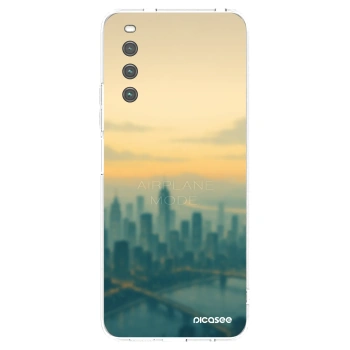 Picasee διαφανής θήκη σιλικόνης Sony Xperia 10 IV 5G - Airplane mode