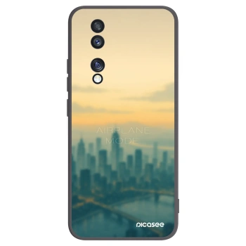 Picasee Μαύρη θήκη σιλικόνης για Honor 70 - Airplane mode