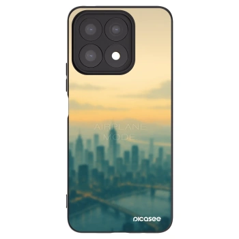 Picasee Μαύρη θήκη σιλικόνης για Honor X8a - Airplane mode