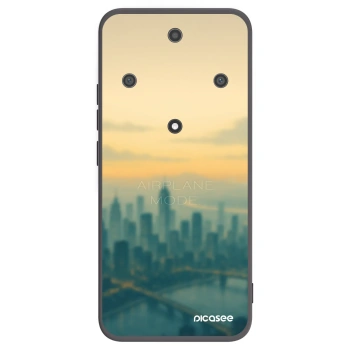 Picasee Μαύρη θήκη σιλικόνης για Honor Magic5 Lite 5G - Airplane mode