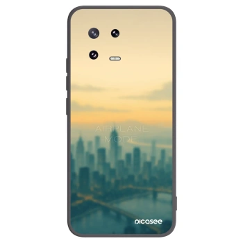 Picasee Μαύρη θήκη σιλικόνης για Xiaomi 13 Pro - Airplane mode