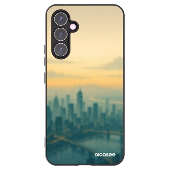 Picasee Μαύρη θήκη σιλικόνης για Samsung Galaxy A54 5G A546B - Airplane mode