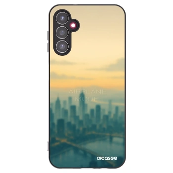 Picasee Μαύρη θήκη σιλικόνης για Samsung Galaxy A14 5G A146P - Airplane mode