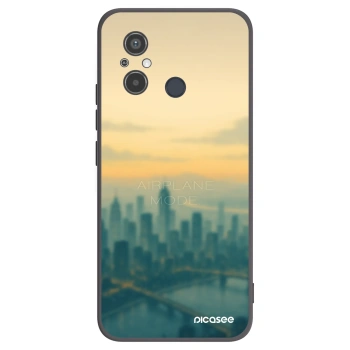 Picasee Μαύρη θήκη σιλικόνης για Xiaomi Redmi 12C - Airplane mode