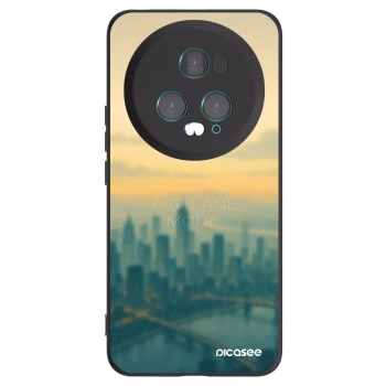Picasee Μαύρη θήκη σιλικόνης για Honor Magic5 Pro - Airplane mode