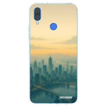 Picasee διαφανής θήκη σιλικόνης Huawei Nova 3 - Airplane mode