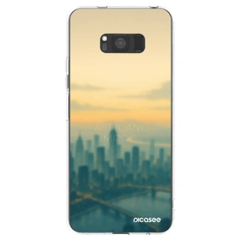 Picasee διαφανής θήκη σιλικόνης Samsung Galaxy S8 G950F - Airplane mode