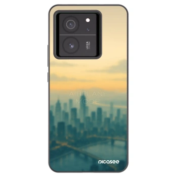 Picasee Μαύρη θήκη σιλικόνης για Xiaomi 13T Pro - Airplane mode
