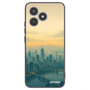 Picasee Μαύρη θήκη σιλικόνης για Realme C53 - Airplane mode