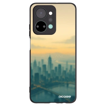Picasee Μαύρη θήκη σιλικόνης για Honor X7a - Airplane mode