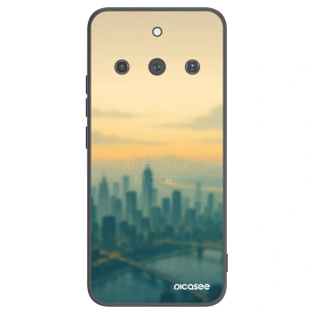 Picasee Μαύρη θήκη σιλικόνης για Realme 11 Pro+ - Airplane mode