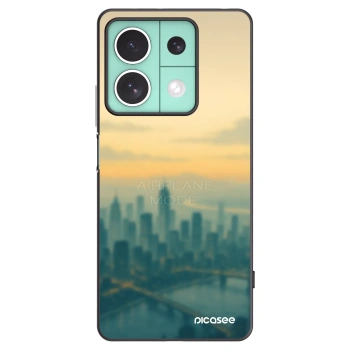 Picasee Μαύρη θήκη σιλικόνης για Xiaomi Redmi Note 13 5G - Airplane mode