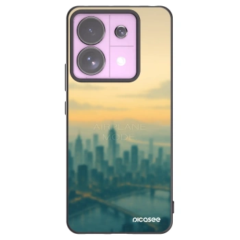 Picasee Μαύρη θήκη σιλικόνης για Xiaomi Redmi Note 13 Pro 5G - Airplane mode
