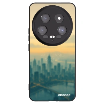 Picasee Μαύρη θήκη σιλικόνης για Xiaomi 14 Ultra - Airplane mode