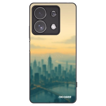 Picasee Μαύρη θήκη σιλικόνης για Xiaomi Redmi Note 13 Pro 4G - Airplane mode