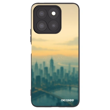 Picasee Μαύρη θήκη σιλικόνης για Honor X8b - Airplane mode