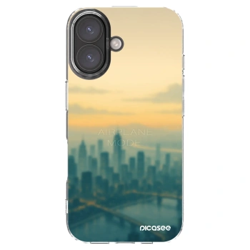 Picasee διαφανής θήκη σιλικόνης Apple iPhone 16 - Airplane mode