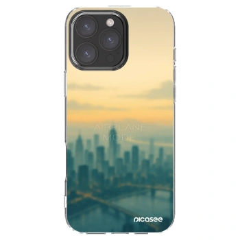 Picasee διαφανής θήκη σιλικόνης Apple iPhone 16 Pro Max - Airplane mode