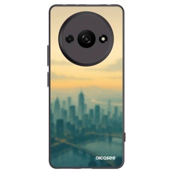 Picasee Μαύρη θήκη σιλικόνης για Xiaomi Redmi A3 - Airplane mode