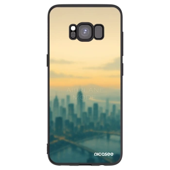 Picasee Μαύρη θήκη σιλικόνης για Samsung Galaxy S8 G950F - Airplane mode
