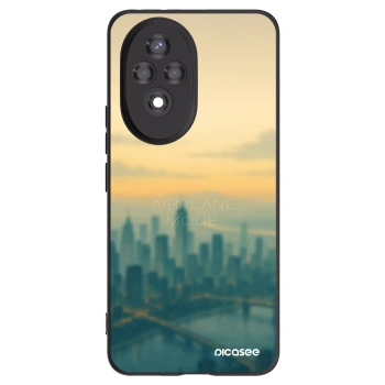 Picasee Μαύρη θήκη σιλικόνης για Honor 200 Pro 5G - Airplane mode