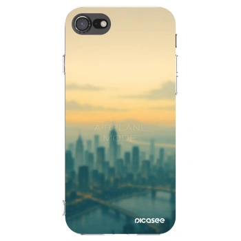 Picasee διαφανής θήκη σιλικόνης Apple iPhone 7 - Airplane mode
