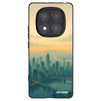 Picasee Μαύρη θήκη σιλικόνης για Xiaomi Redmi Note 14 Pro+ 5G - Airplane mode