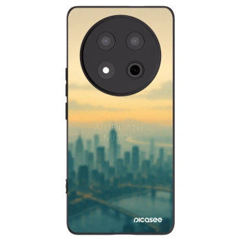Picasee Μαύρη θήκη σιλικόνης για Honor Magic7 Lite 5G - Airplane mode