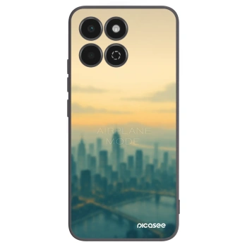 Picasee Μαύρη θήκη σιλικόνης για Honor 200 Smart 5G - Airplane mode