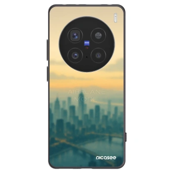 Picasee Μαύρη θήκη σιλικόνης για Vivo X200 Pro - Airplane mode