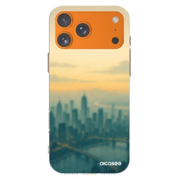 Picasee διαφανής θήκη σιλικόνης Apple iPhone 17 Pro Max - Airplane mode