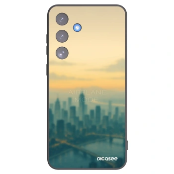 Picasee Μαύρη θήκη σιλικόνης για Samsung Galaxy S25 FE 5G - Airplane mode