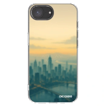 Picasee διαφανής θήκη σιλικόνης Apple iPhone 17e - Airplane mode