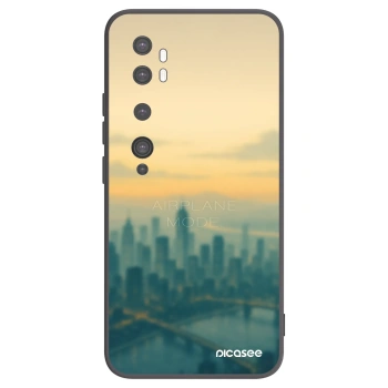 Picasee Μαύρη θήκη σιλικόνης για Xiaomi Mi Note 10 (Pro) - Airplane mode