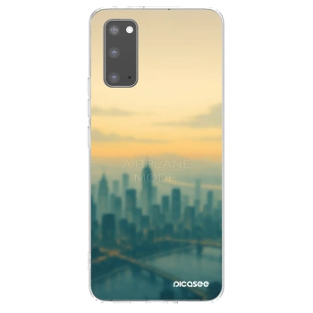 Picasee διαφανής θήκη σιλικόνης Samsung Galaxy S20 G980F - Airplane mode