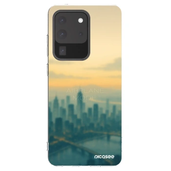 Picasee διαφανής θήκη σιλικόνης Samsung Galaxy S20 Ultra 5G G988F - Airplane mode