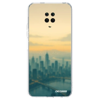 Picasee διαφανής θήκη σιλικόνης Xiaomi Redmi Note 9S - Airplane mode