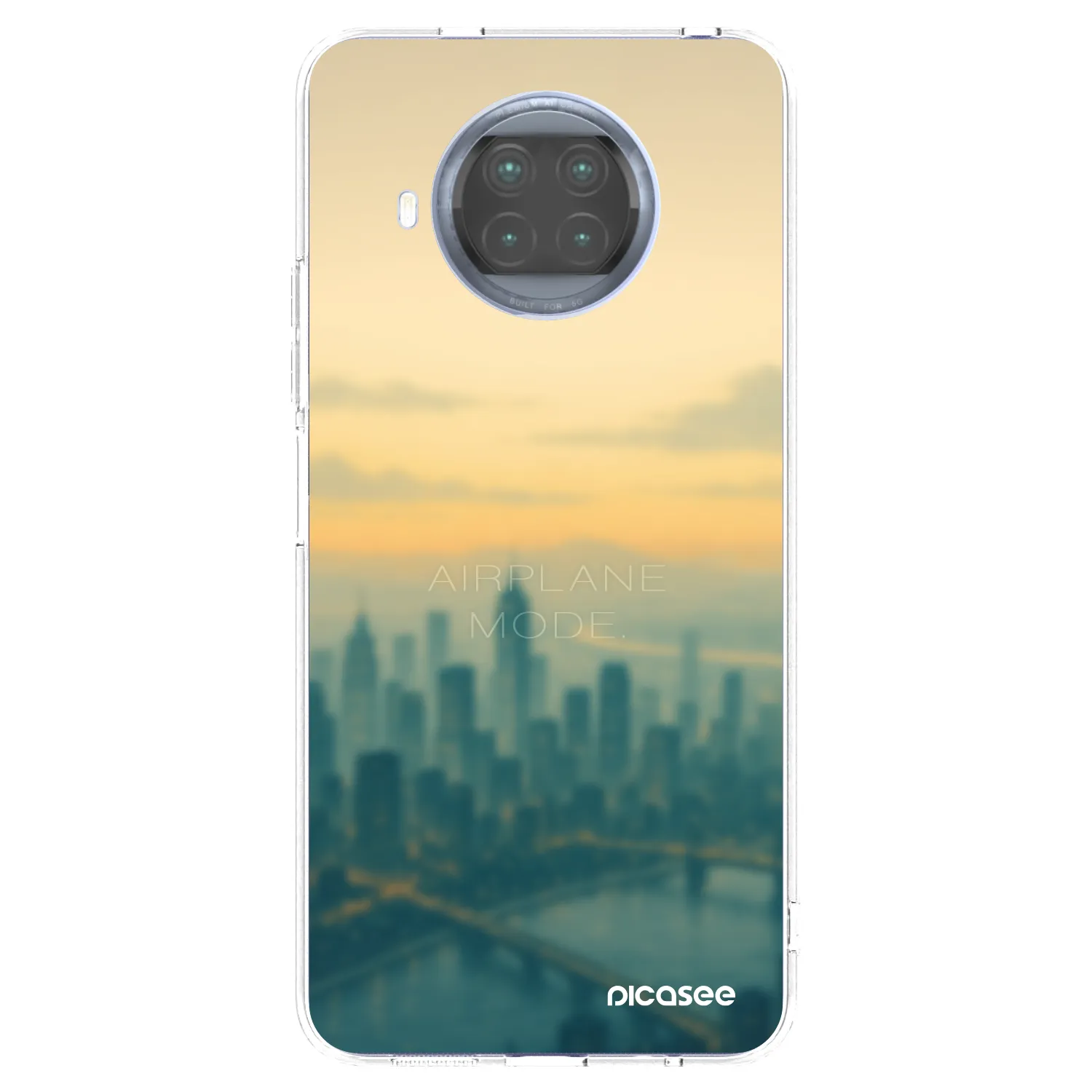 Picasee διαφανής θήκη σιλικόνης Xiaomi Mi 10T Lite - Airplane mode